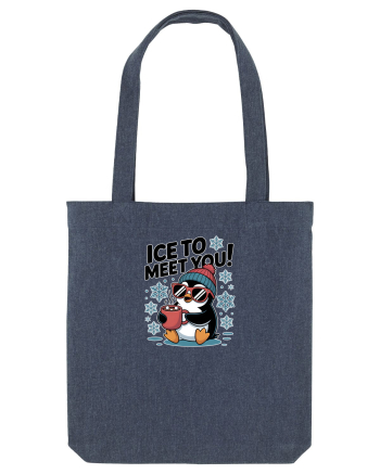 `ICE TO MEET YOU! - pinguin simpatic cool Midnight Blue