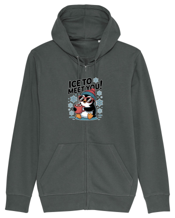 `ICE TO MEET YOU! - pinguin simpatic cool Anthracite