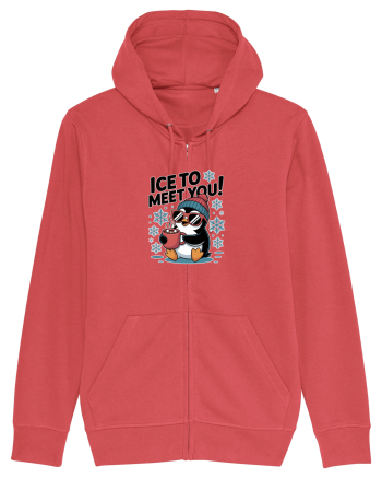 `ICE TO MEET YOU! - pinguin simpatic cool Carmine Red