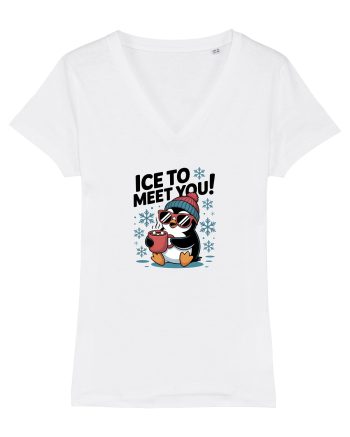 `ICE TO MEET YOU! - pinguin simpatic cool White