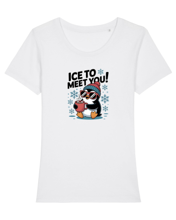 `ICE TO MEET YOU! - pinguin simpatic cool White
