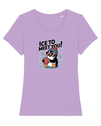 `ICE TO MEET YOU! - pinguin simpatic cool Lavender Dawn