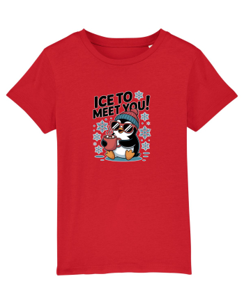 `ICE TO MEET YOU! - pinguin simpatic cool Red