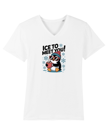 `ICE TO MEET YOU! - pinguin simpatic cool White
