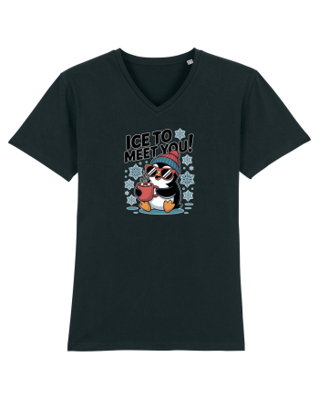`ICE TO MEET YOU! - pinguin simpatic cool Black