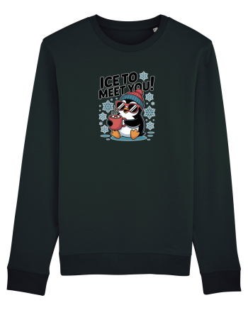 `ICE TO MEET YOU! - pinguin simpatic cool Black