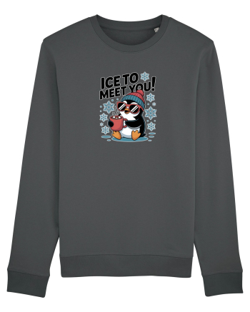 `ICE TO MEET YOU! - pinguin simpatic cool Anthracite