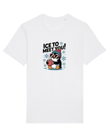 `ICE TO MEET YOU! - pinguin simpatic cool White