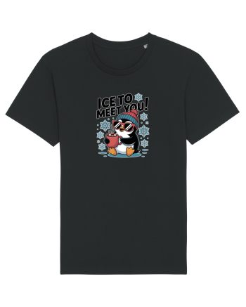 `ICE TO MEET YOU! - pinguin simpatic cool Black