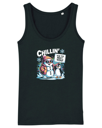 `ICE TO MEET YOU! - om de zapada & pinguin simpatic cool Black