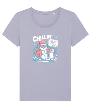 `ICE TO MEET YOU! - om de zapada & pinguin simpatic cool Lavender
