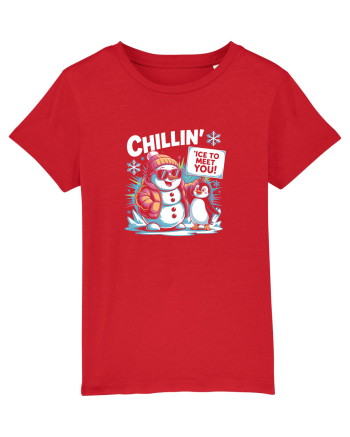 `ICE TO MEET YOU! - om de zapada & pinguin simpatic cool Red