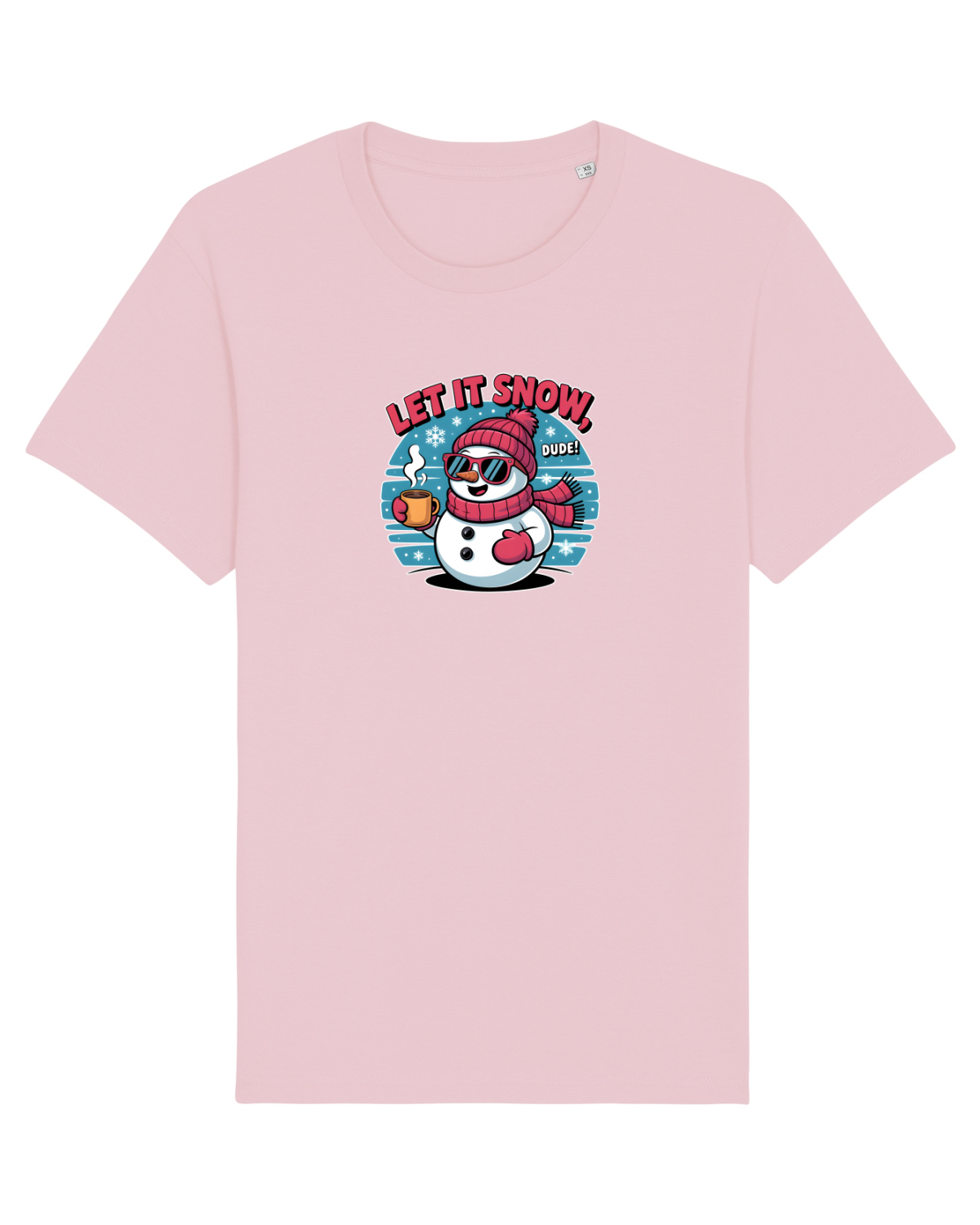 Tricou mânecă scurtă Unisex Rocker Cotton Pink