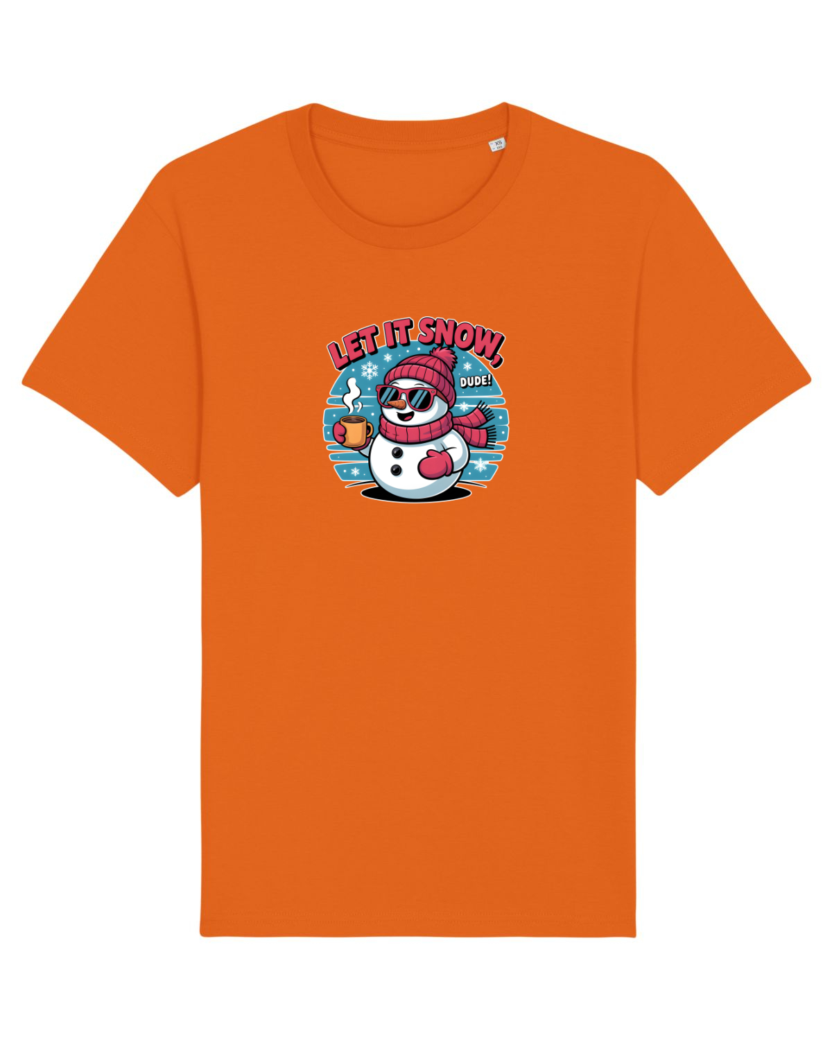 Tricou mânecă scurtă Unisex Rocker Bright Orange