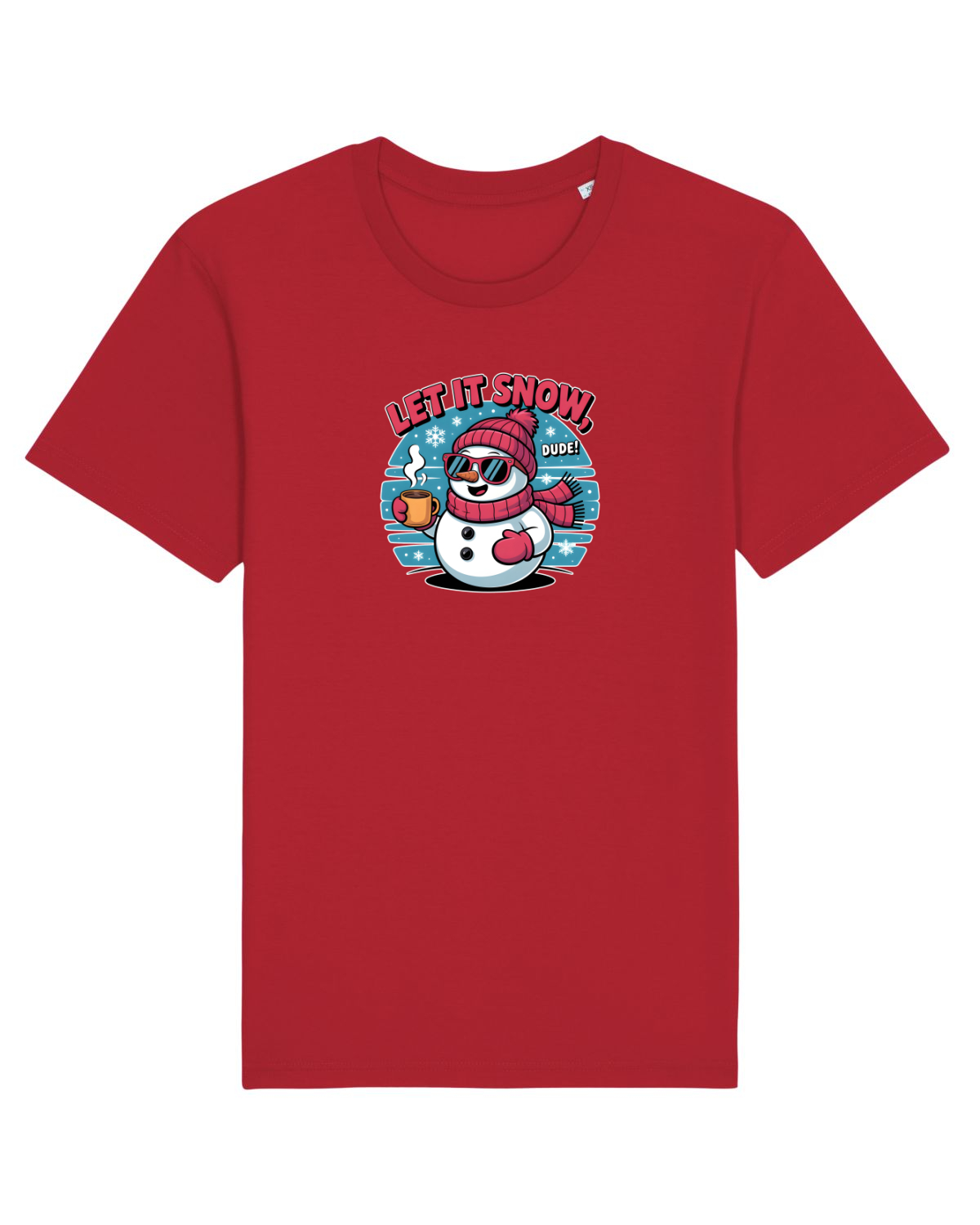 Tricou mânecă scurtă Unisex Rocker Red