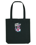 STAY FROSTY  -  OM DE ZAPADA COOL Sacoșă textilă