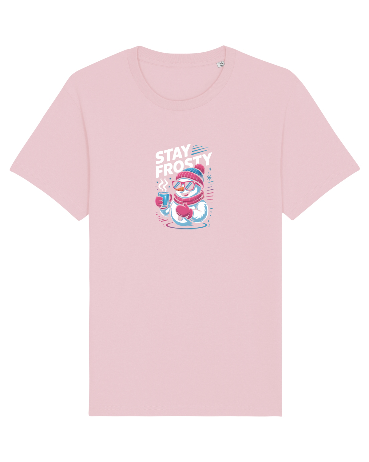 Tricou mânecă scurtă Unisex Rocker Cotton Pink
