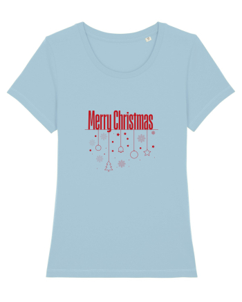 Merry Christmas 1 Sky Blue