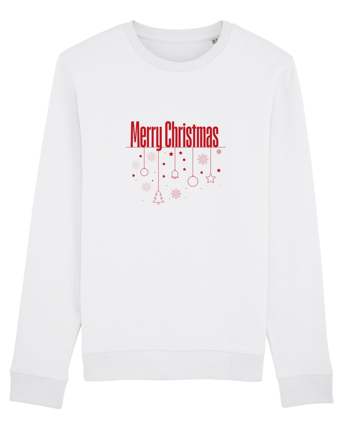 Bluză mânecă lungă Unisex Rise White