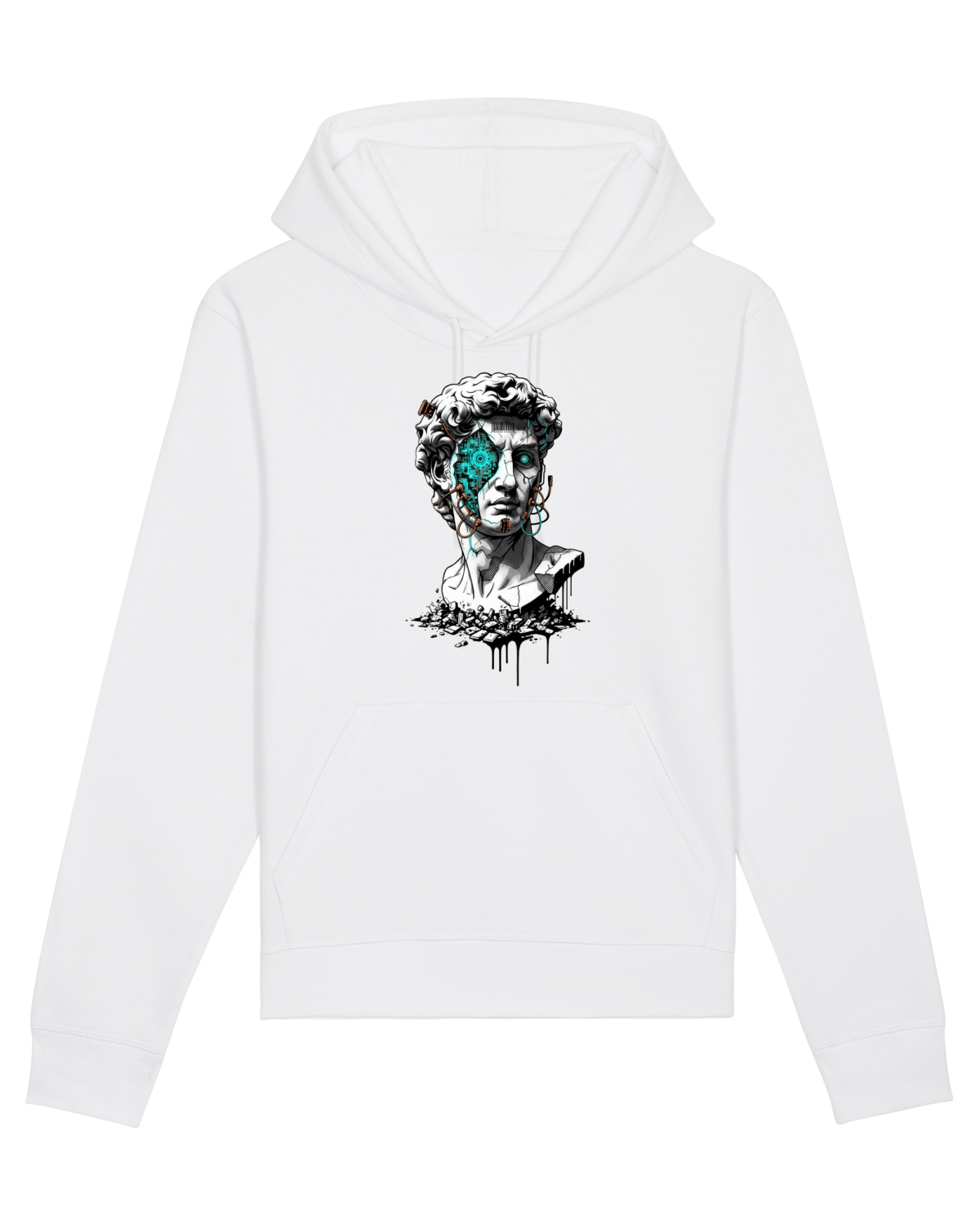 Hanorac Unisex Drummer White