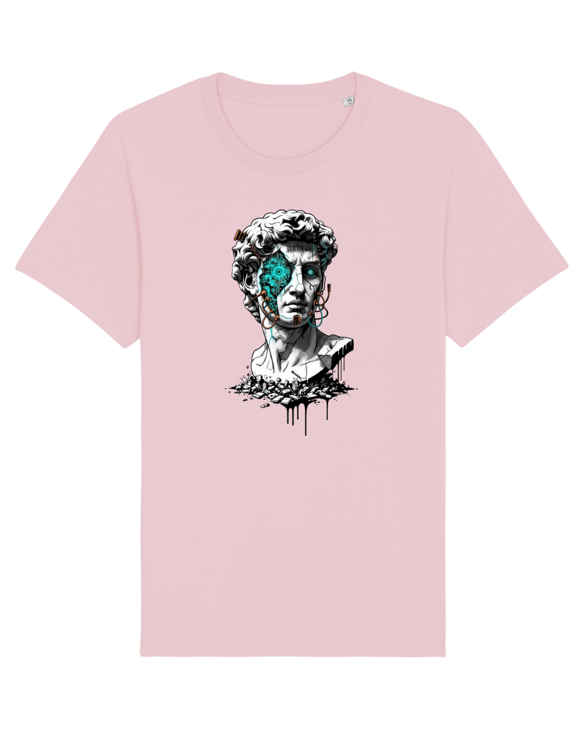 Tricou mânecă scurtă Unisex Rocker Cotton Pink