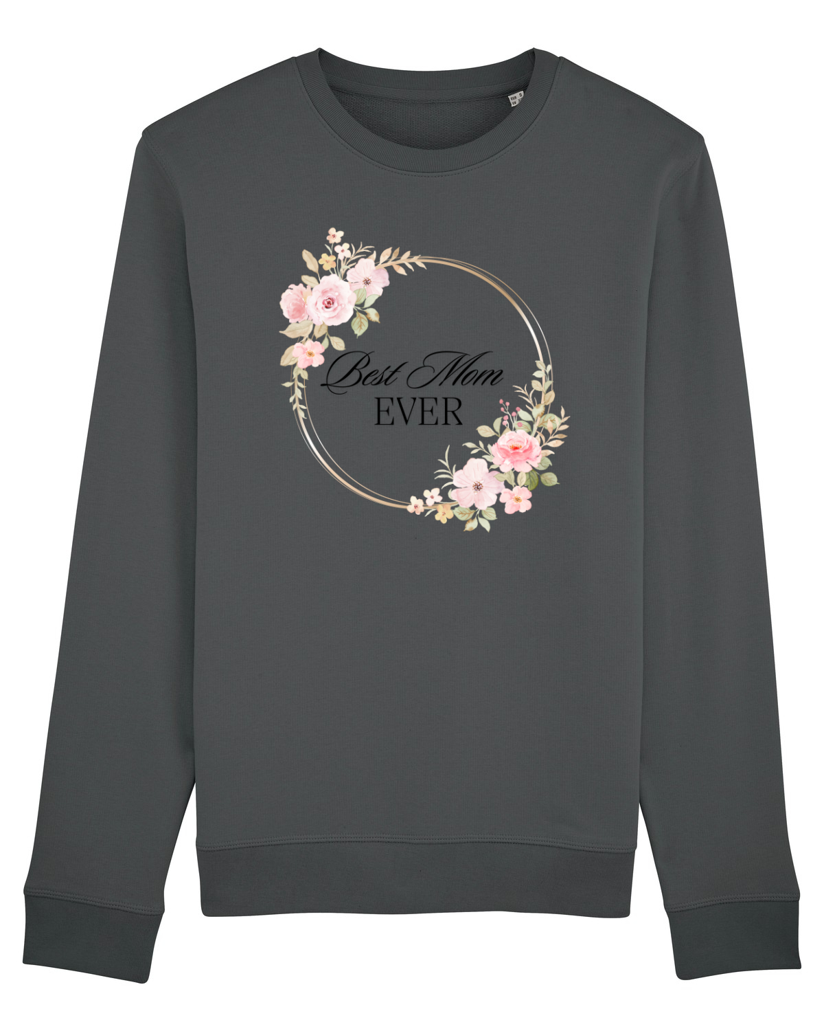 Bluză mânecă lungă Unisex Rise Anthracite