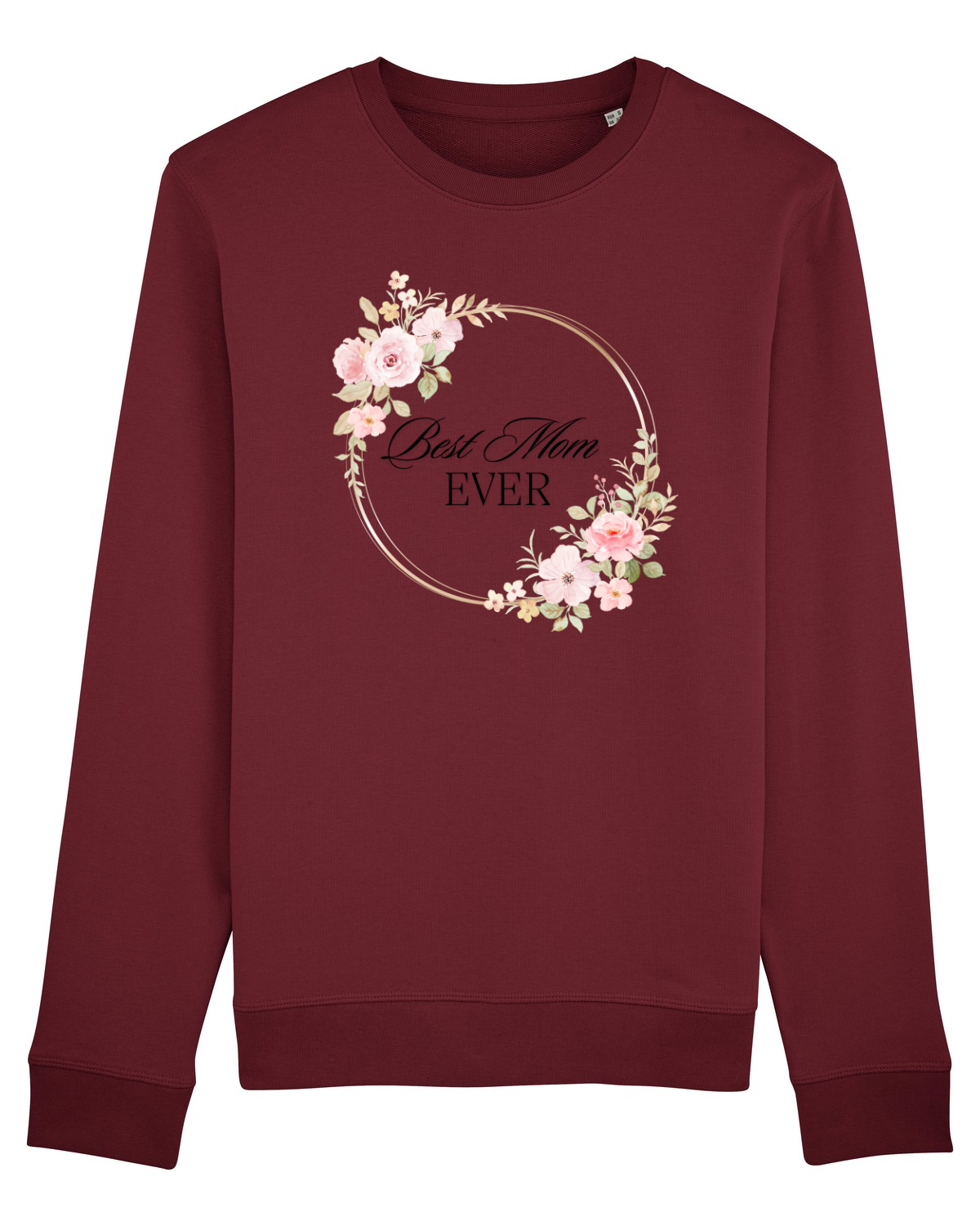 Bluză mânecă lungă Unisex Rise Burgundy