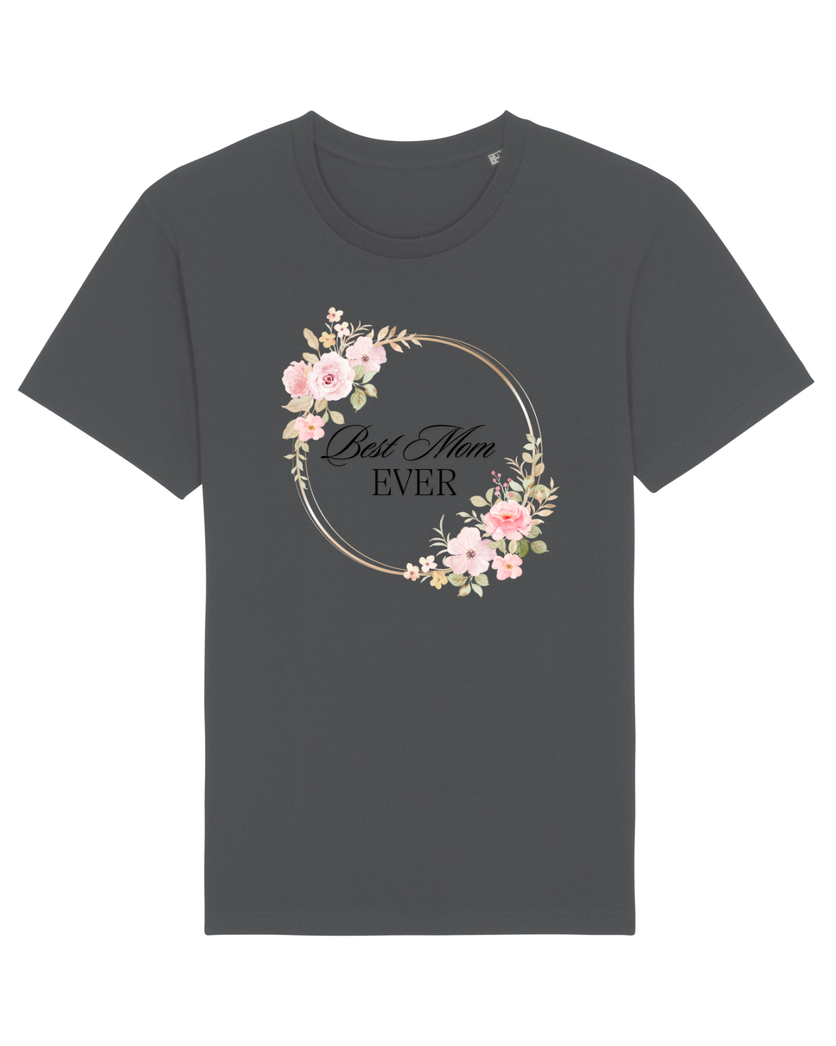 Tricou mânecă scurtă Unisex Rocker Anthracite