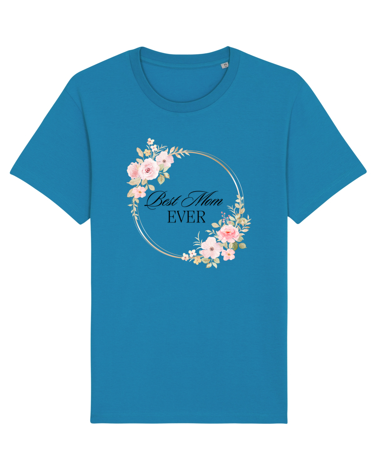 Tricou mânecă scurtă Unisex Rocker Azur