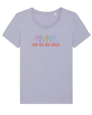 BINE FACI, BINE GASESTI - omuleti stick figure kicking a** Lavender