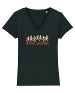 BINE FACI, BINE GASESTI  - maimute Tricou mânecă scurtă guler V Damă Evoker