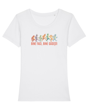 BINE FACI, BINE GASESTI  - maimute White