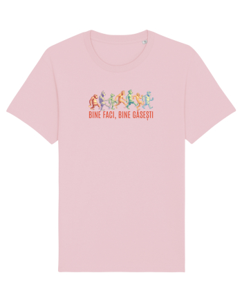 BINE FACI, BINE GASESTI  - maimute Cotton Pink