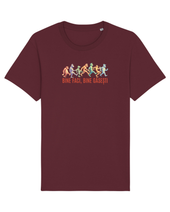 BINE FACI, BINE GASESTI  - maimute Burgundy
