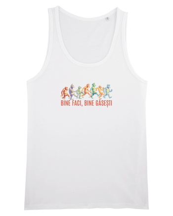 BINE FACI, BINE GASESTI  - maimute White
