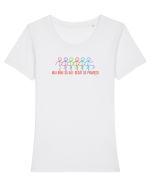 MAI BINE SA DAI DECAT SA PRIMESTI  - omuleti kicking a** Tricou mânecă scurtă guler larg fitted Damă Expresser