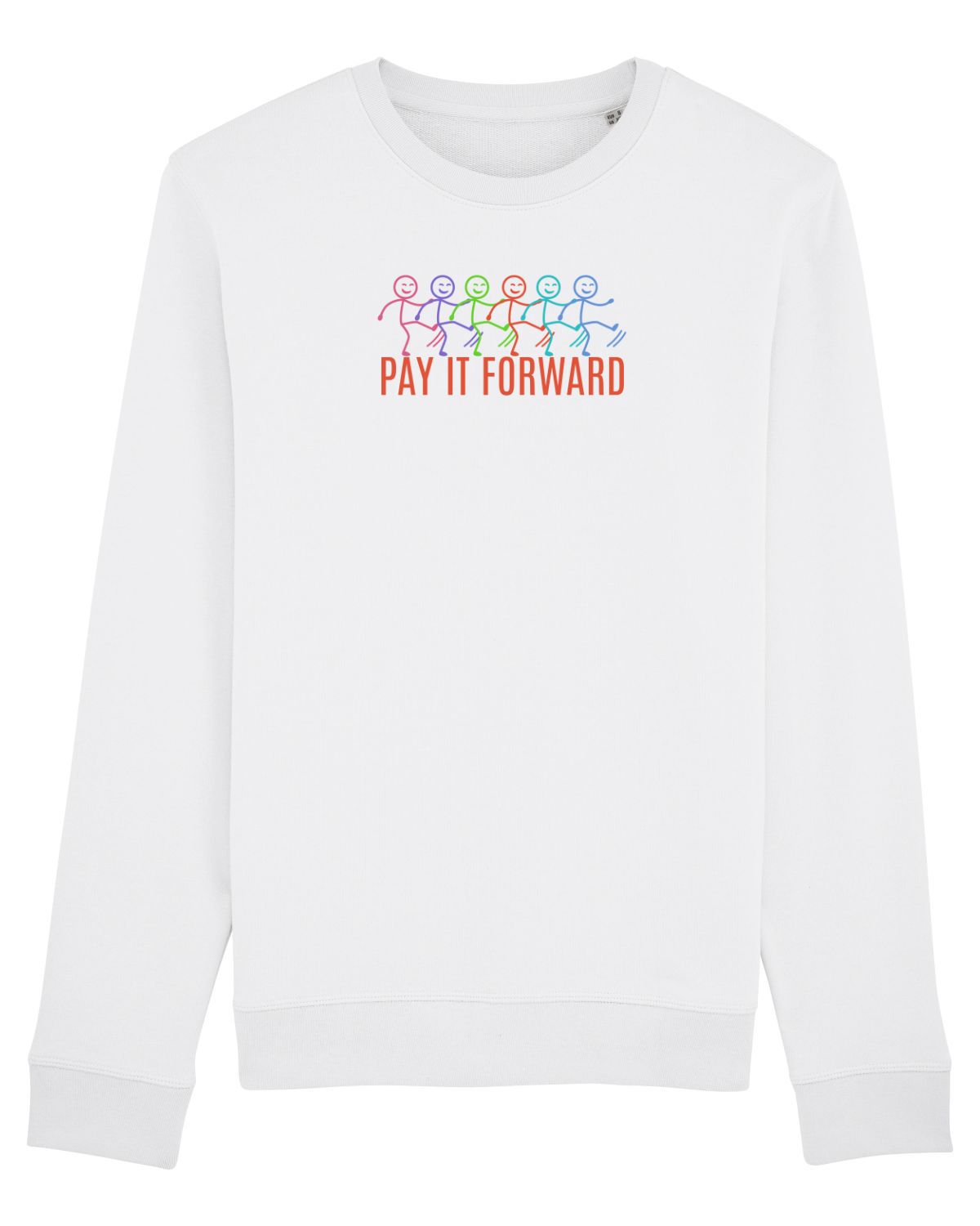 Bluză mânecă lungă Unisex Rise White