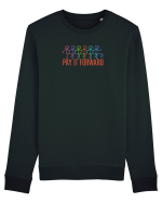 PAY IT FORWARD - omuleti kicking a** Bluză mânecă lungă Unisex Rise