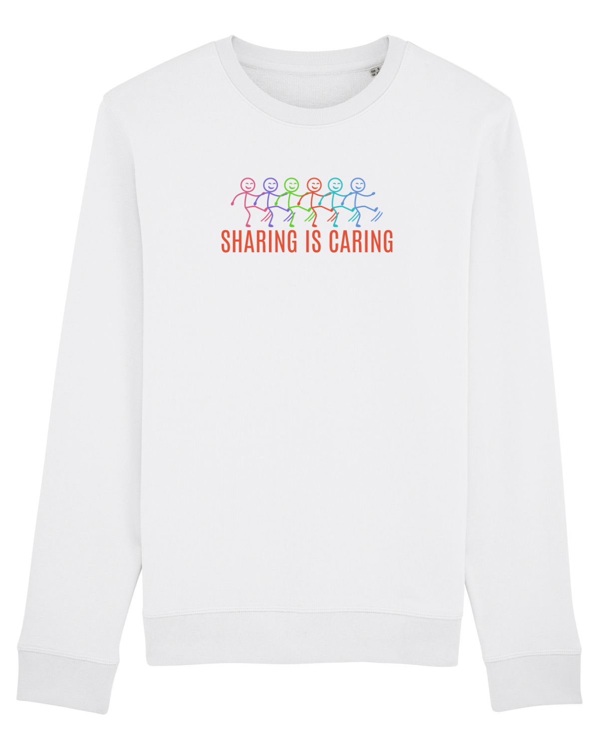 Bluză mânecă lungă Unisex Rise White