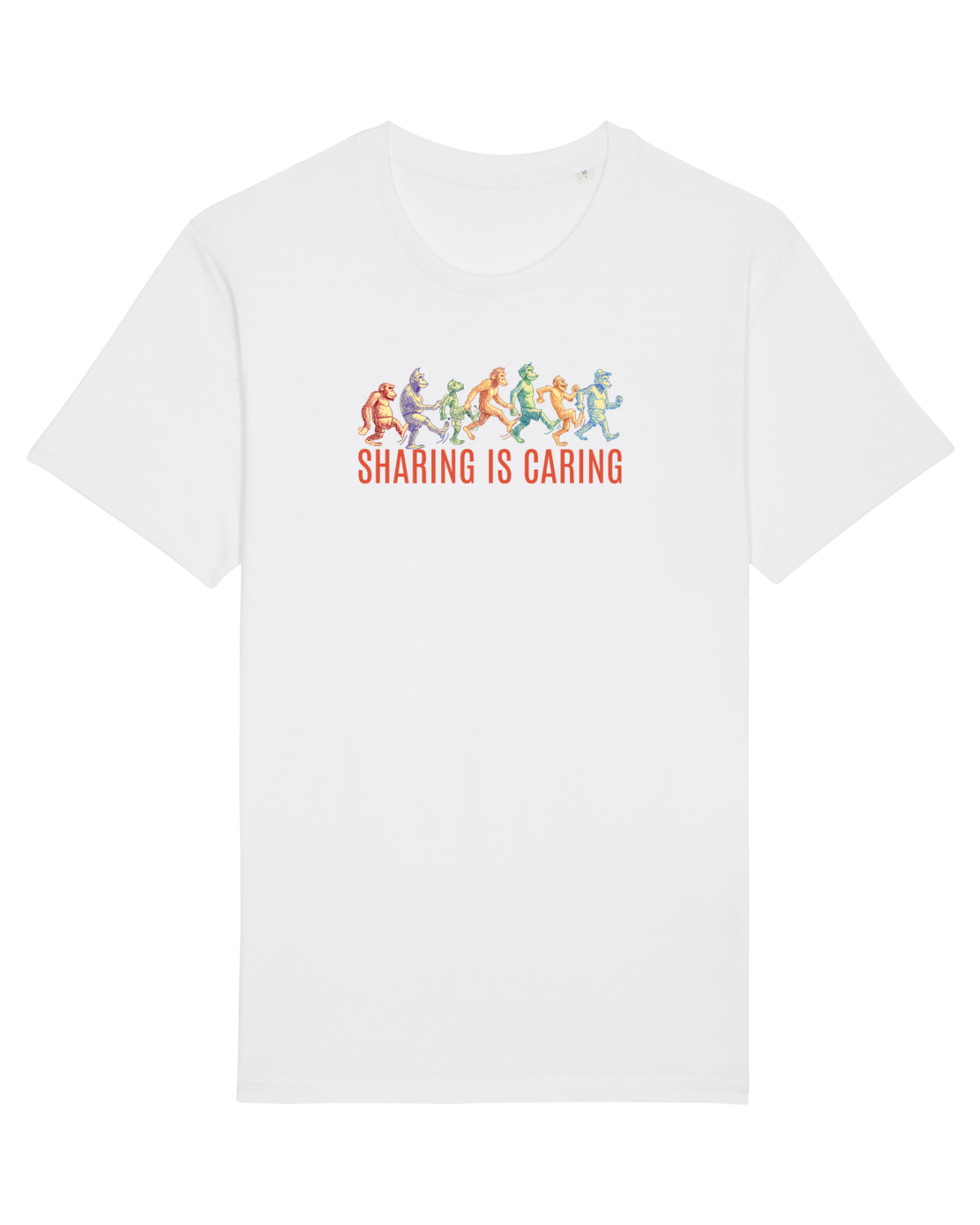 Tricou mânecă scurtă Unisex Rocker White