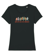 SUTUL SE DA, NU SE GANDESTE - maimute kicking a** Tricou mânecă scurtă guler larg fitted Damă Expresser