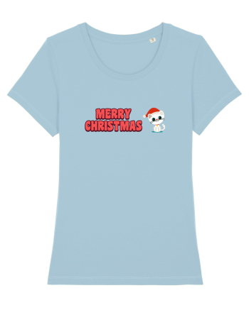 Merry Christmas  Sky Blue