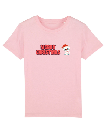 Merry Christmas  Cotton Pink