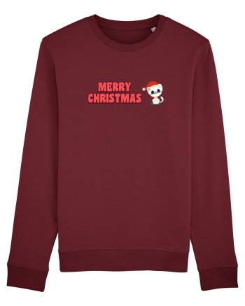 Merry Christmas  Burgundy