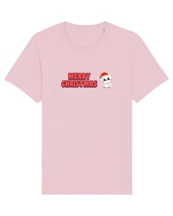 Merry Christmas  Cotton Pink