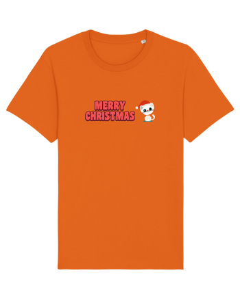 Merry Christmas  Bright Orange