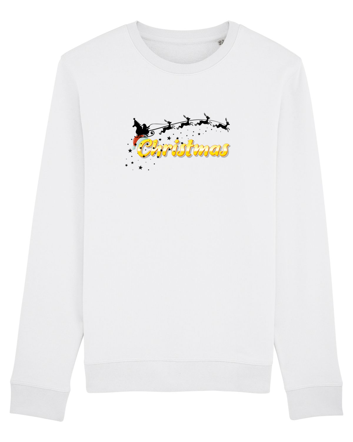 Bluză mânecă lungă Unisex Rise White