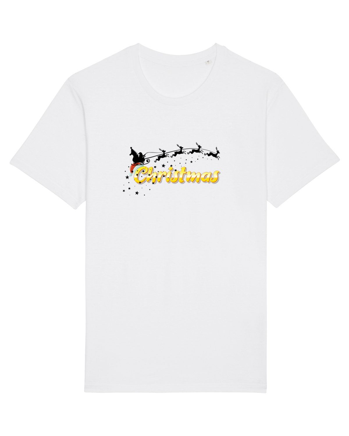 Tricou mânecă scurtă Unisex Rocker White