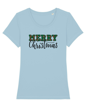 Merry Christmas  Sky Blue