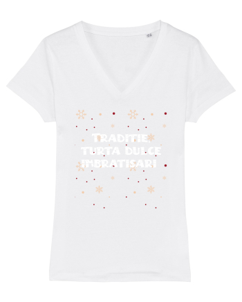 Traditie, turtă dulce imbratisari  White